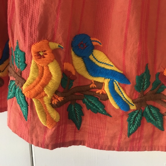 Ivy Jane Bird Peasant Blouse - Picture 3 of 9